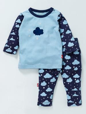 blue cotton full length set - 15611652 - Standard Image - 1