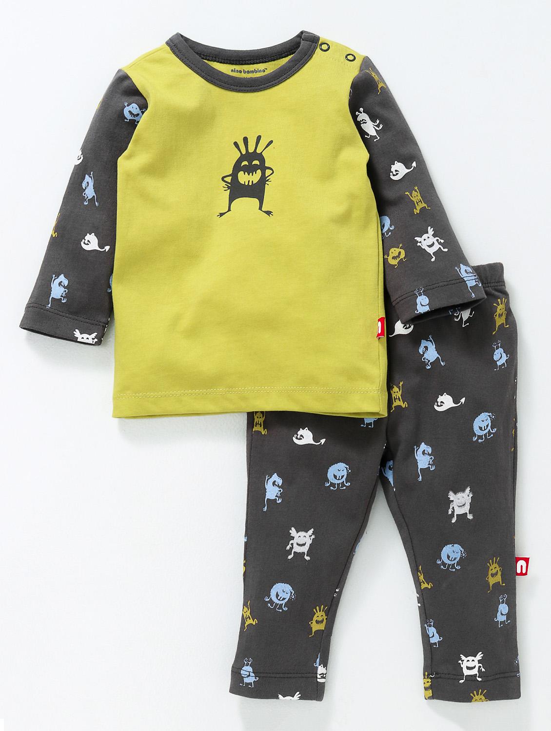 grey cotton full length set - 15611653 - Zoom Image - 1