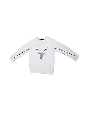 white acrylic sweatshirt - 15611701 - Standard Image - 1