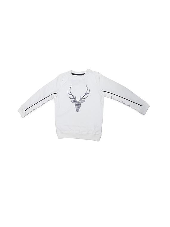 white acrylic sweatshirt - 15611701 - Zoom Image - 1