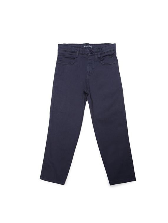 blue cotton blend chinos - 15611879 - Zoom Image - 1