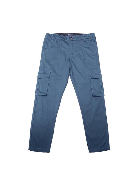blue cotton blend cargo - 15611891 - Zoom Image - 1