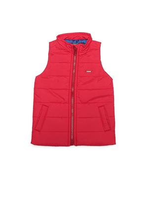 red polyester quilted jacket - 15611930 - Standard Image - 1