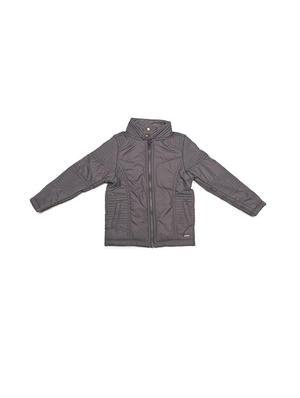 grey polyester quilted jacket - 15611935 - Standard Image - 1