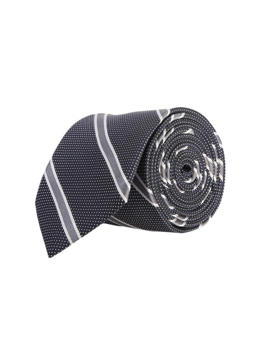 black microfiber tie - 15612121 - Zoom Image - 1