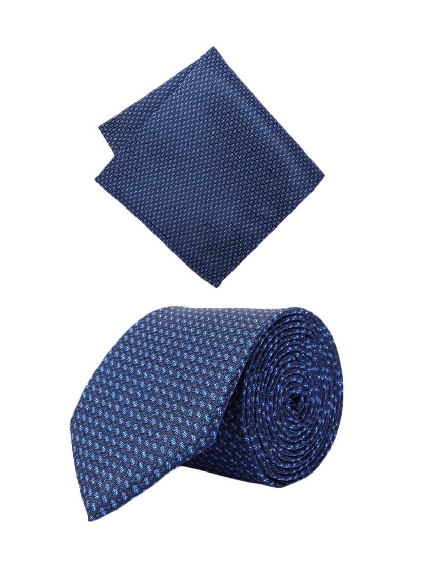 blue microfiber tie - 15612123 - Zoom Image - 1