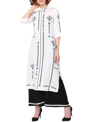 Straight printed kurta - 15612124 - Standard Image - 1