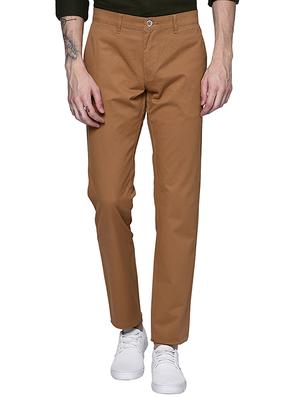 brown cotton chinos casual trouser - 15612305 - Standard Image - 1