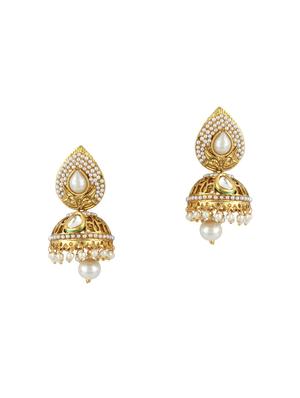 Gold Tone Jhumka - 15612424 - Standard Image - 1