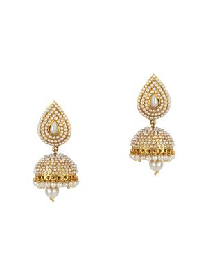 Gold Tone Jhumka - 15612429 - Standard Image - 1