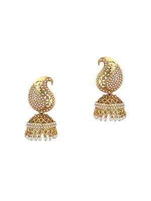 Gold Tone Jhumka - 15612431 - Standard Image - 1
