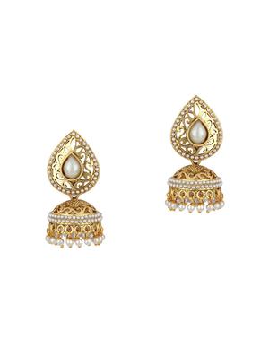 Gold Tone Jhumka - 15612432 - Standard Image - 1