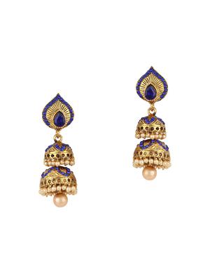 Gold Tone Jhumka - 15612435 - Standard Image - 1