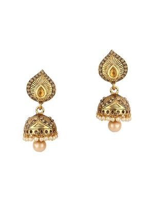 Gold Tone Jhumka - 15612443 - Standard Image - 1