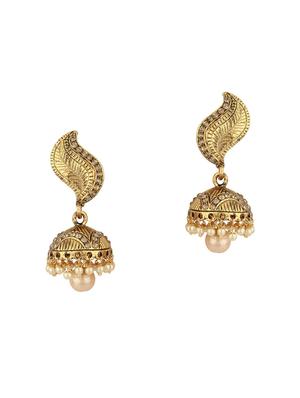 Gold Tone Jhumka - 15612450 - Standard Image - 1