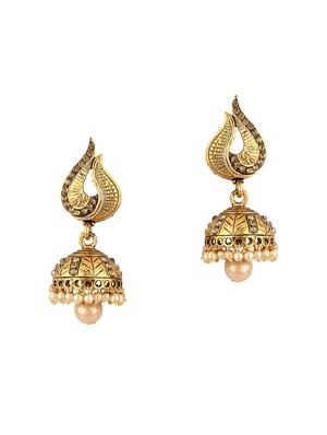 Gold Tone Jhumka - 15612454 - Standard Image - 1