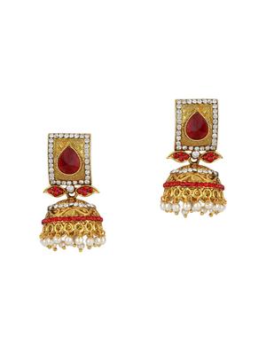 Gold Tone Jhumka - 15612478 - Standard Image - 1
