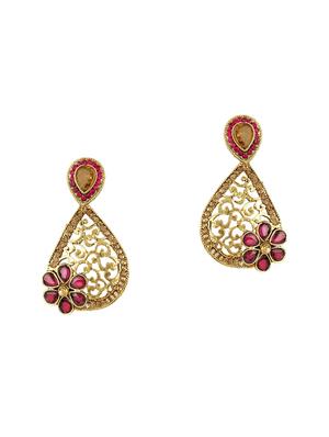 pink gold tone earrings - 15612498 - Standard Image - 1