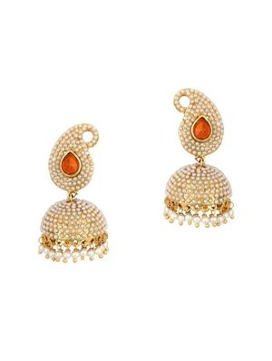 Gold Tone Jhumka - 15612502 - Standard Image - 1