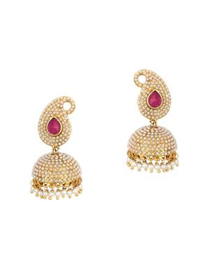 Gold Tone Jhumka - 15612503 - Standard Image - 1