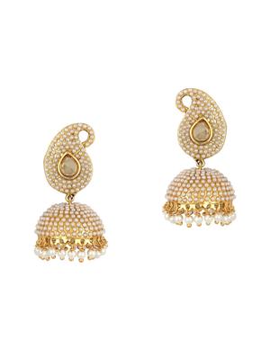 Gold Tone Jhumka - 15612507 - Standard Image - 1