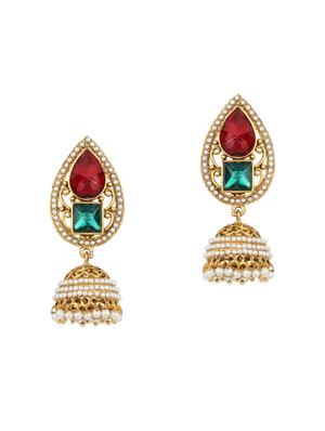 Gold Tone Jhumka - 15612517 - Standard Image - 1