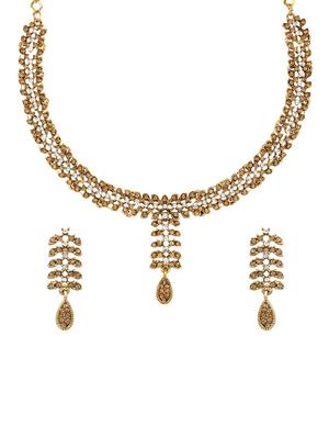 Gold Tone Necklace & Earrings Set - 15612520 - Standard Image - 1