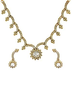 Gold Tone Necklace & Earrings Set - 15612522 - Standard Image - 1