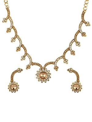 Gold Tone Necklace & Earrings Set - 15612527 - Standard Image - 1