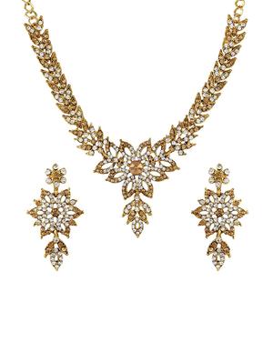 Gold Tone Necklace & Earrings Set - 15612528 - Standard Image - 1