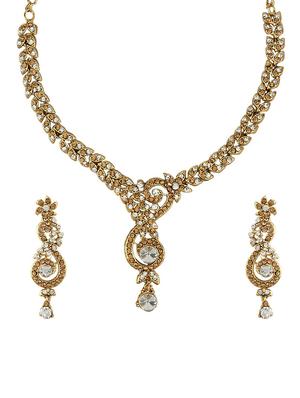 Gold Tone Necklace & Earrings Set - 15612532 - Standard Image - 1