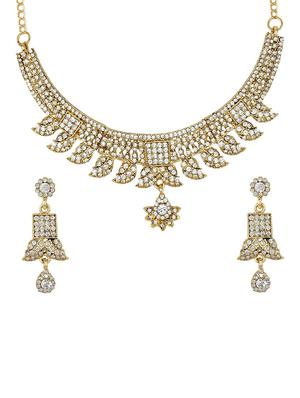 Gold Tone Necklace & Earrings Set - 15612534 - Standard Image - 1