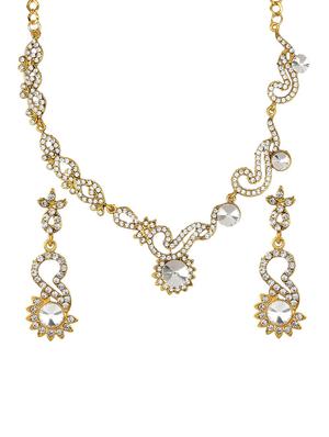 Gold Tone Necklace & Earrings Set - 15612535 - Standard Image - 1