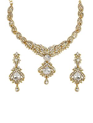Gold Tone Necklace & Earrings Set - 15612538 - Standard Image - 1