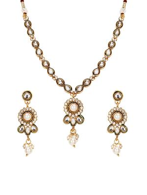 Gold Tone Necklace & Earrings Set - 15612539 - Standard Image - 1