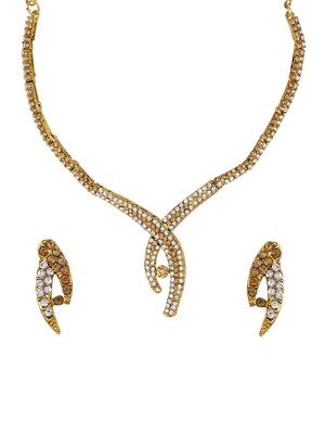 Gold Tone Necklace & Earrings Set - 15612541 - Standard Image - 1