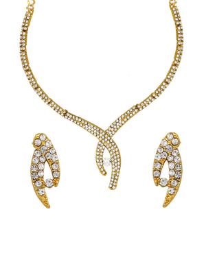 Gold Tone Necklace & Earrings Set - 15612542 - Standard Image - 1