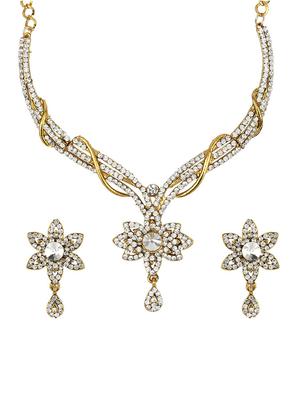 Gold Tone Necklace & Earrings Set - 15612543 - Standard Image - 1