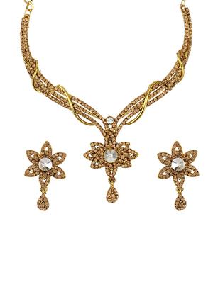 Gold Tone Necklace & Earrings Set - 15612544 - Standard Image - 1
