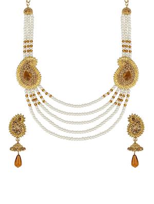 Gold Tone Necklace & Earrings Set - 15612550 - Standard Image - 1