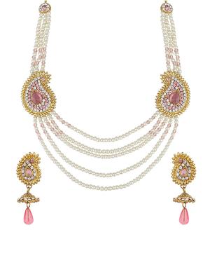 Gold Tone Necklace & Earrings Set - 15612552 - Standard Image - 1