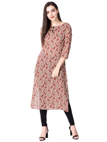 Paisley straight kurta - 15612654 - Very Small Image - 1