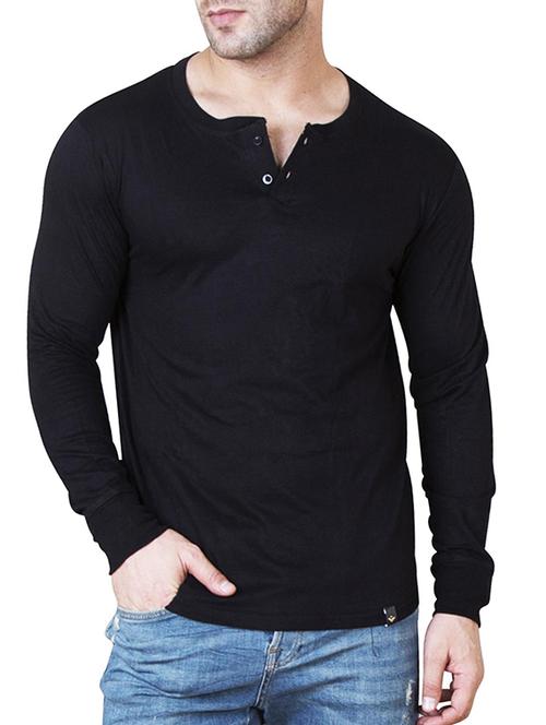 black cotton t-shirt - 15612666 - Very Small Image - 1