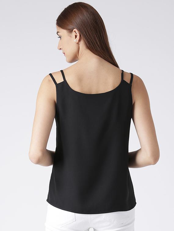 cut out eyelet detail top - 15612678 - Zoom Image - 3