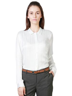 back pleat striped shirt - 15612779 - Standard Image - 1