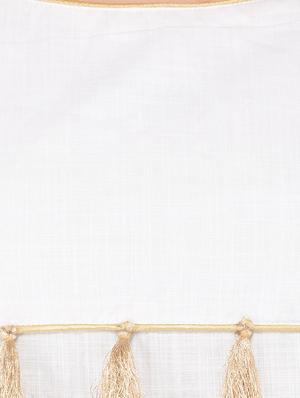tasseled detail a-line dress - 15612876 - Standard Image - 4