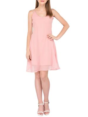 criss cross back detail a-line dress - 15612878 - Standard Image - 1