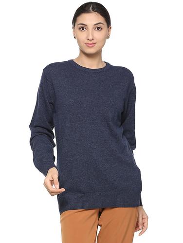 elbow patch detail ribbed edge pullover - 15612965 - Very Small Image - 1