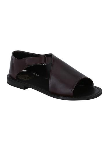 brown Leather back strap sandals - 15613032 - Very Small Image - 1