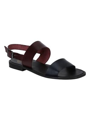 brown Leather back strap sandals - 15613043 - Standard Image - 1